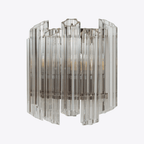 Aurora Applique Murale Transparent Murano Verre Tube Cascade - Neutralighting
