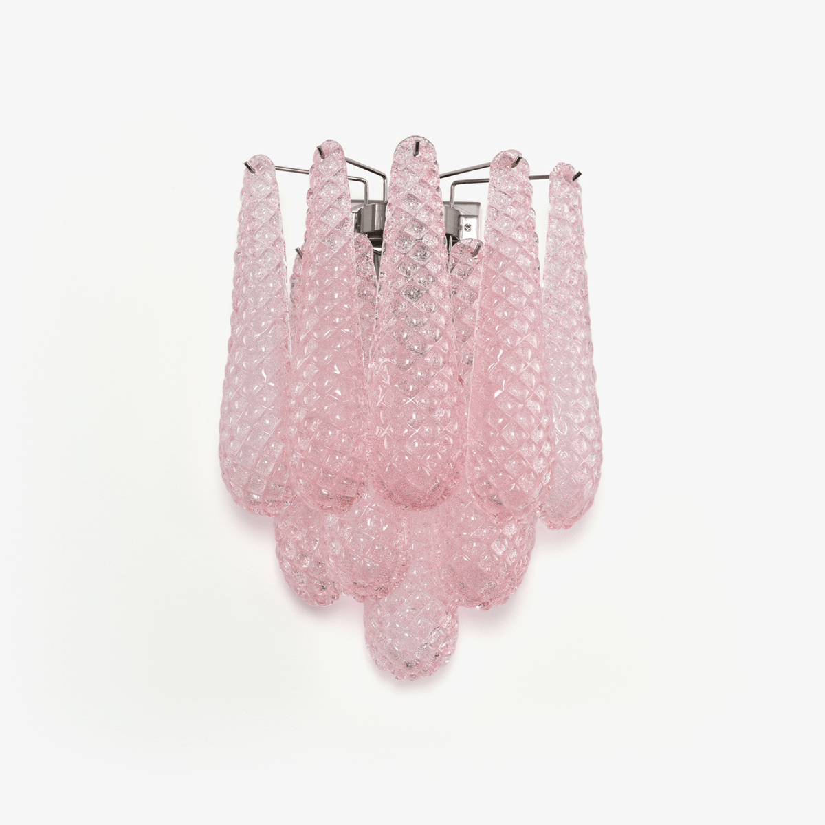 Aurora Applique Murale Rose Larme Verre Florale Artistique - Neutralighting