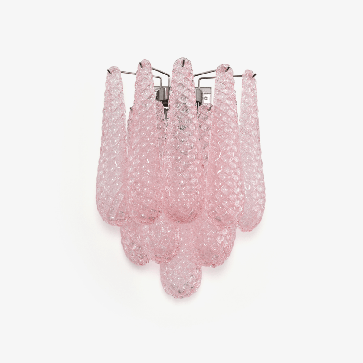 Aurora Applique Murale Rose Larme Verre Florale Artistique - Neutralighting