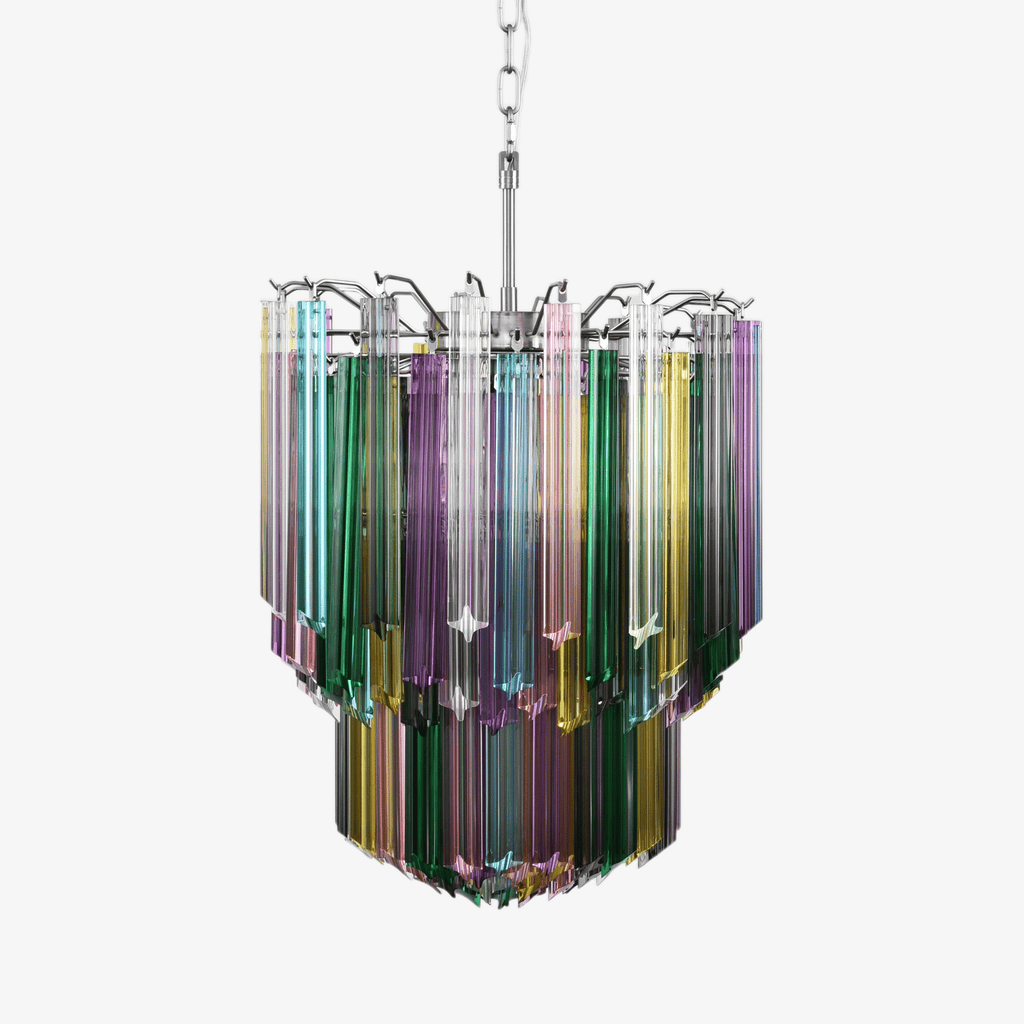 Aurora Lustre Murano Verre Coloré Prisme - Neutralighting