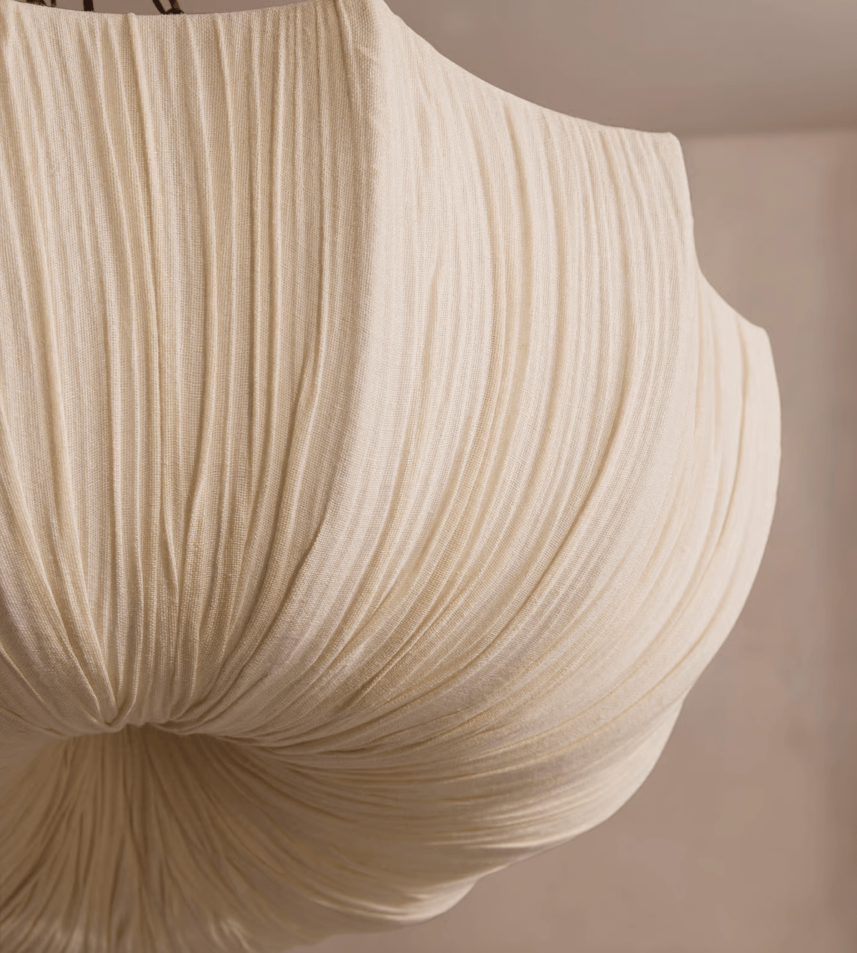 Aurelia Lustre Suspendu Vintage En Tissu - Neutralighting
