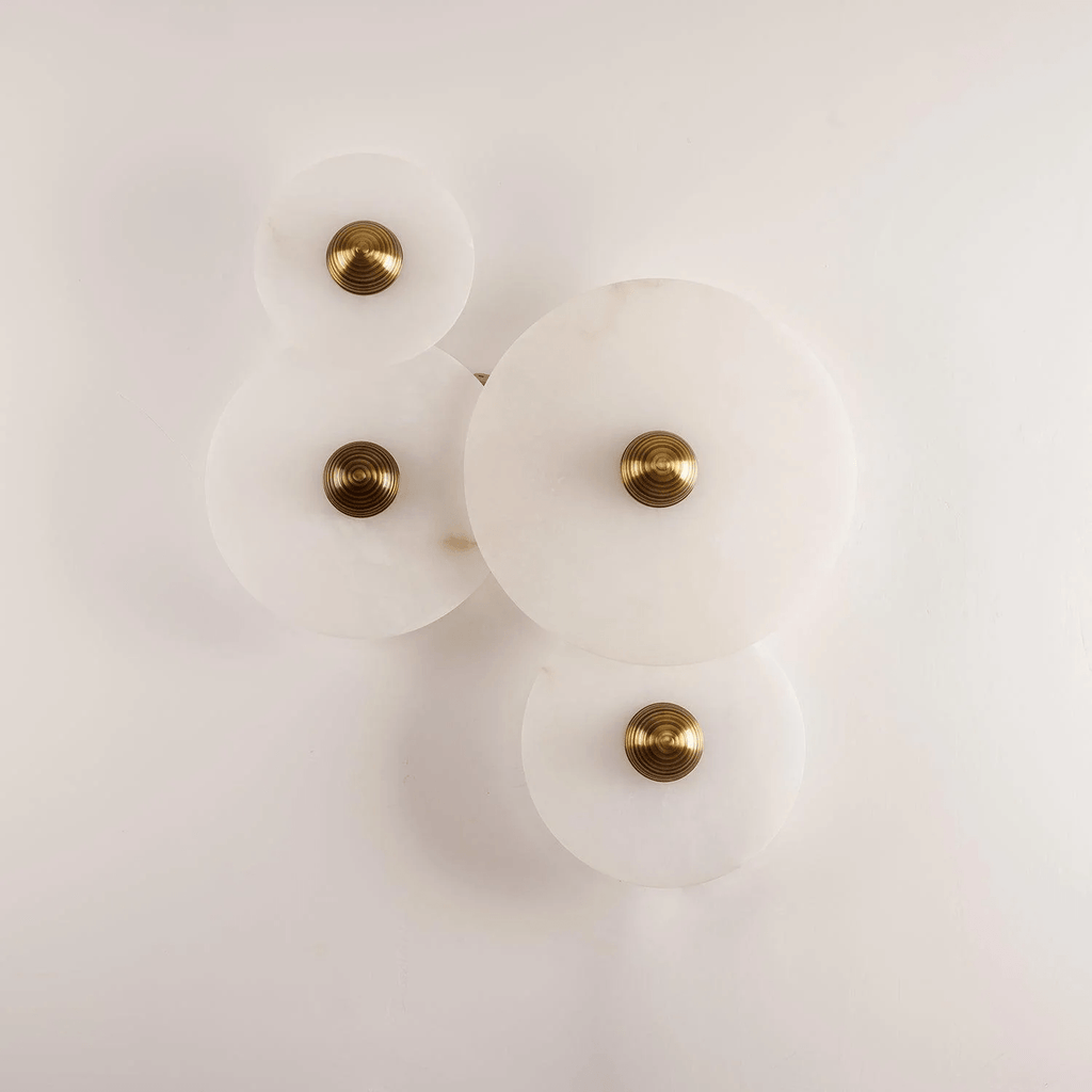 Selene Plafonnier Minimaliste en Albâtre - Neutralighting