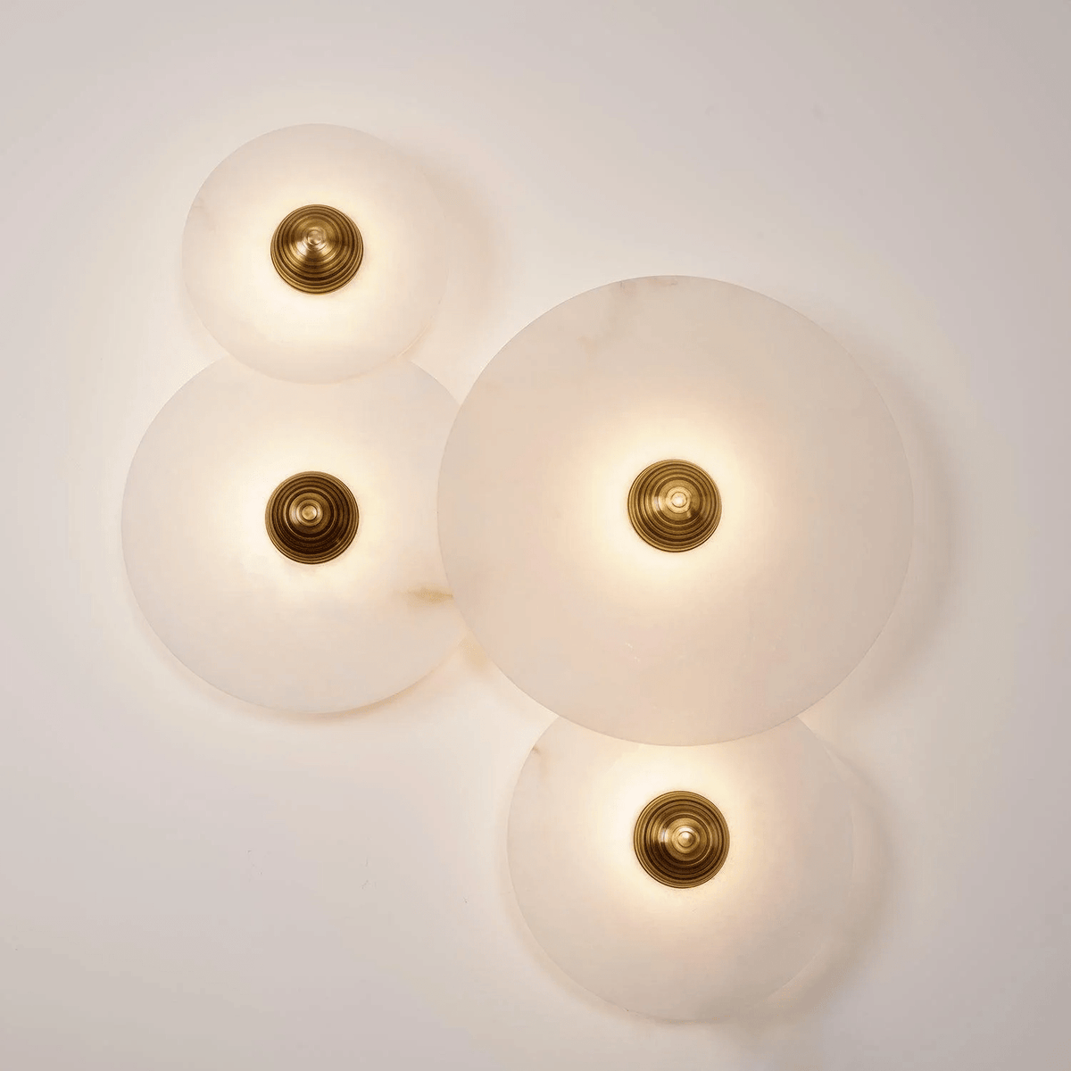 Selene Plafonnier Minimaliste en Albâtre - Neutralighting