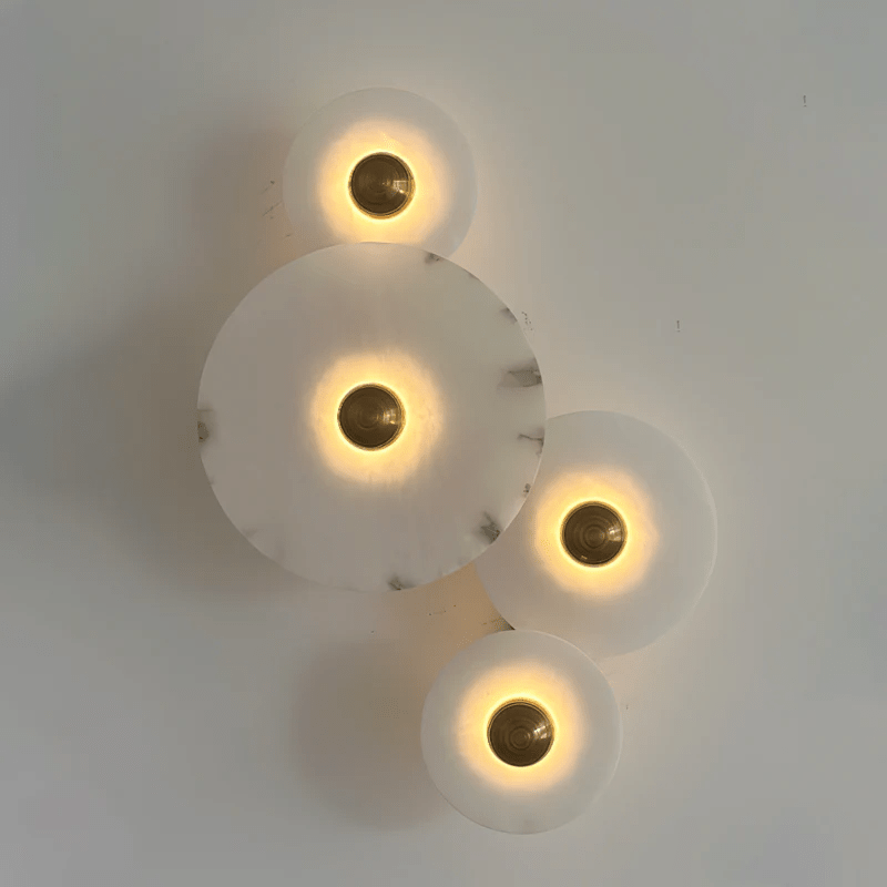 Selene Plafonnier Minimaliste en Albâtre - Neutralighting