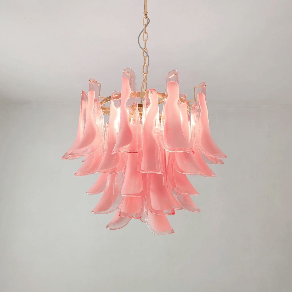 Aurora Lustre Murano Verre Étagé Italien - Neutralighting