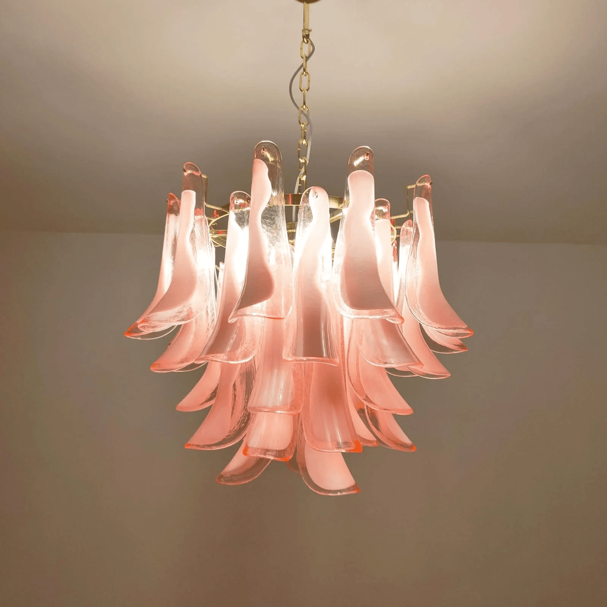 Aurora Lustre Murano Verre Étagé Italien - Neutralighting