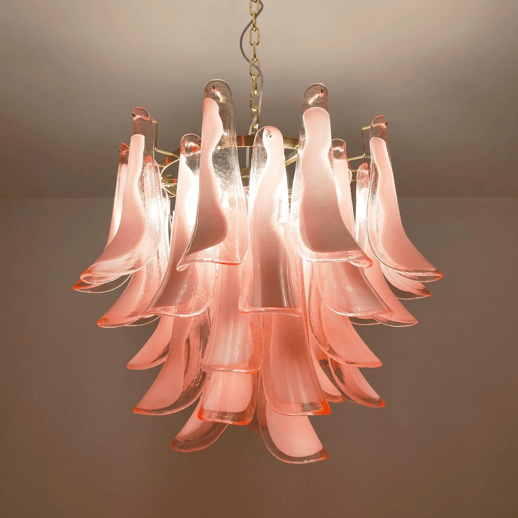 Aurora Lustre Murano Verre Étagé Italien - Neutralighting