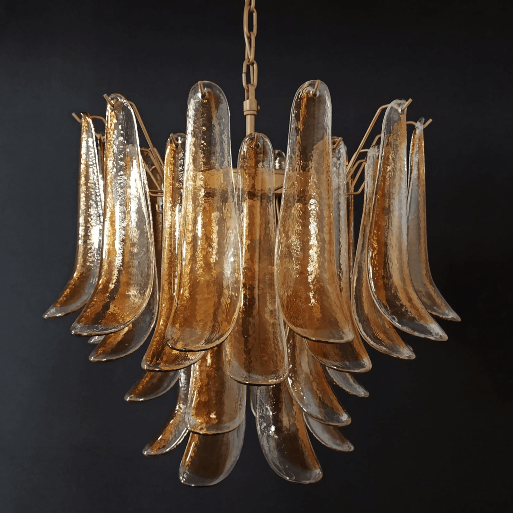 Aurora Lustre Murano Verre Étagé Italien - Neutralighting