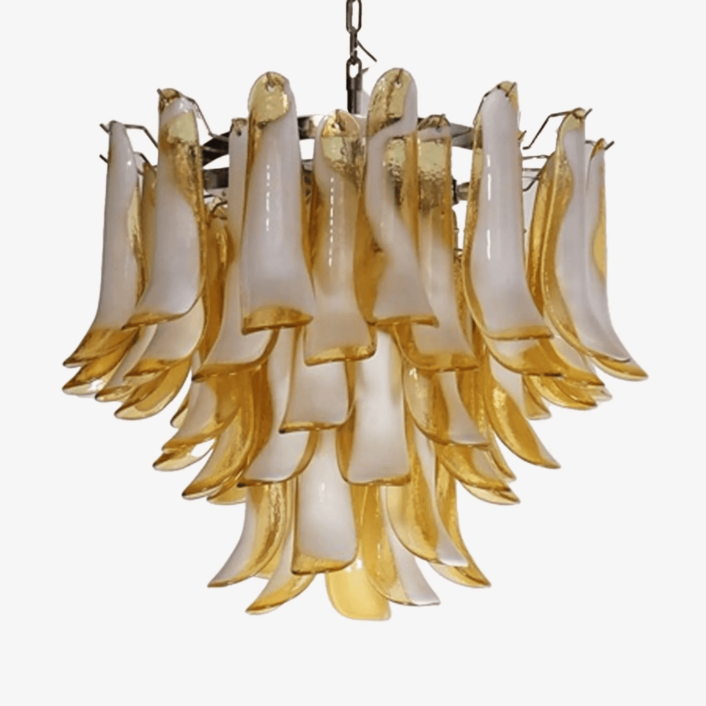 Aurora Lustre Murano Verre Étagé Italien - Neutralighting