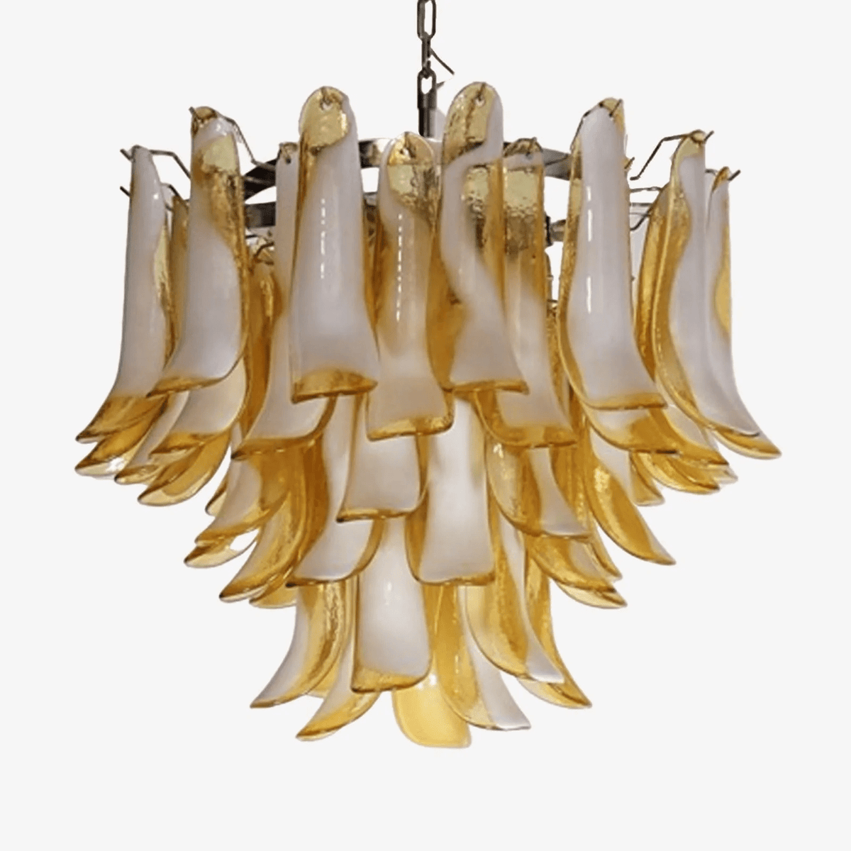 Aurora Lustre Murano Verre Étagé Italien - Neutralighting