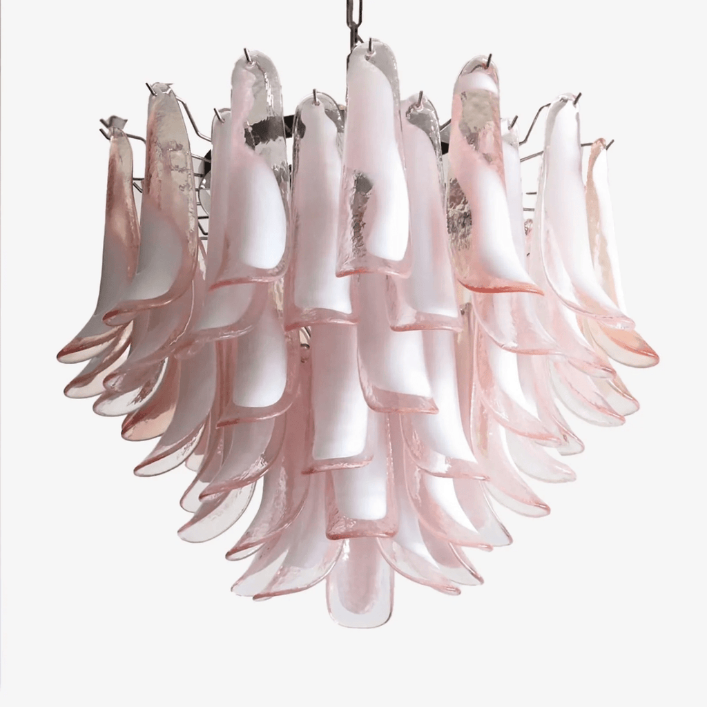 Aurora Lustre Murano Verre Étagé Italien - Neutralighting