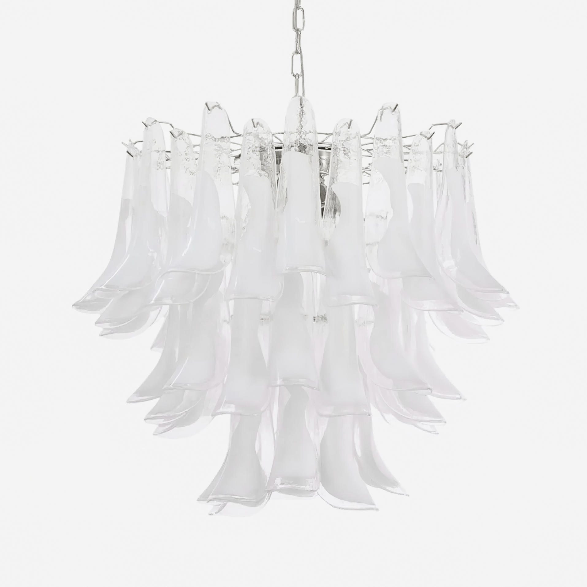 Aurora Lustre Murano Verre Étagé Italien - Neutralighting