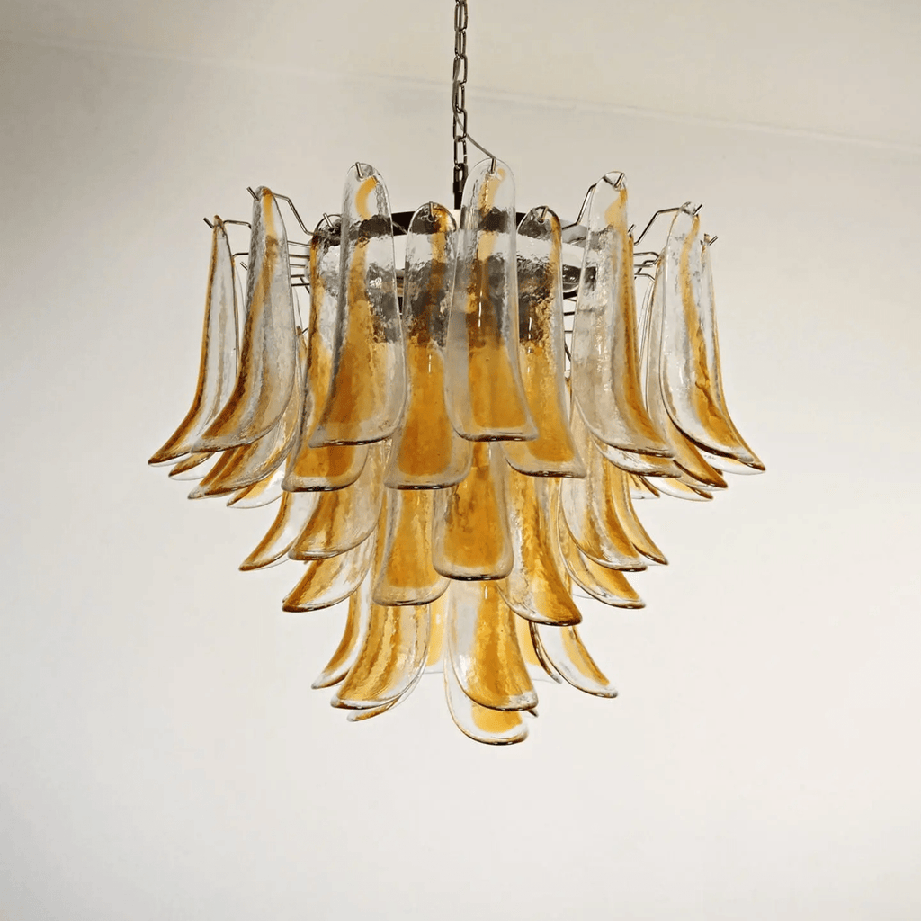 Aurora Lustre Murano Verre Étagé Italien - Neutralighting