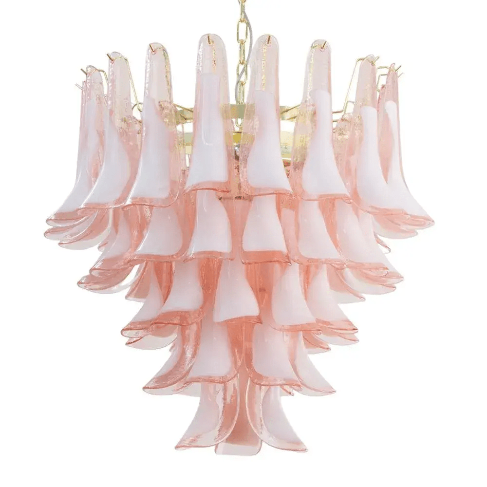Aurora Lustre Murano Verre Étagé Italien - Neutralighting
