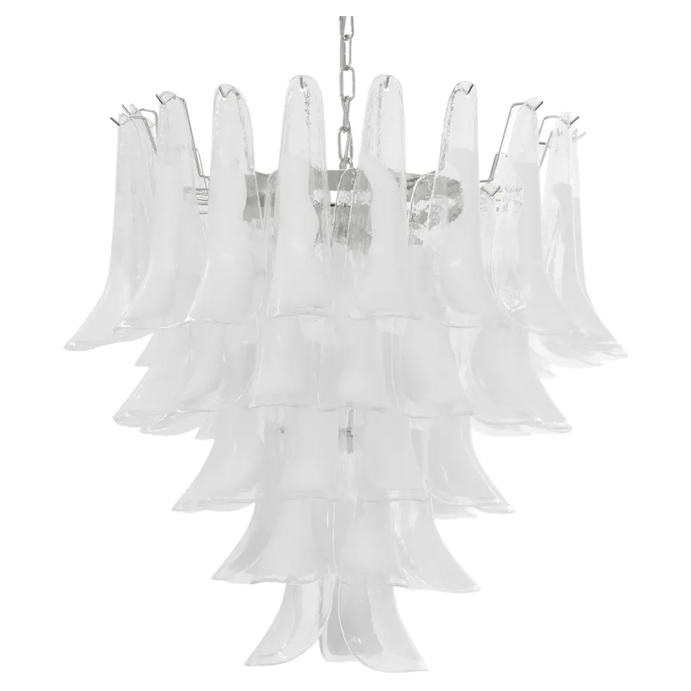 Aurora Lustre Murano Verre Étagé Italien - Neutralighting