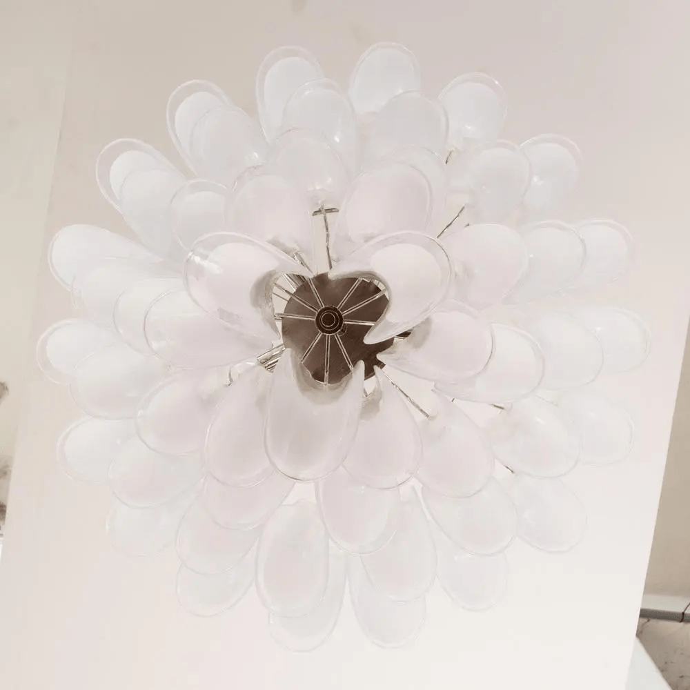 Aurora Lustre Murano Verre Étagé Italien - Neutralighting