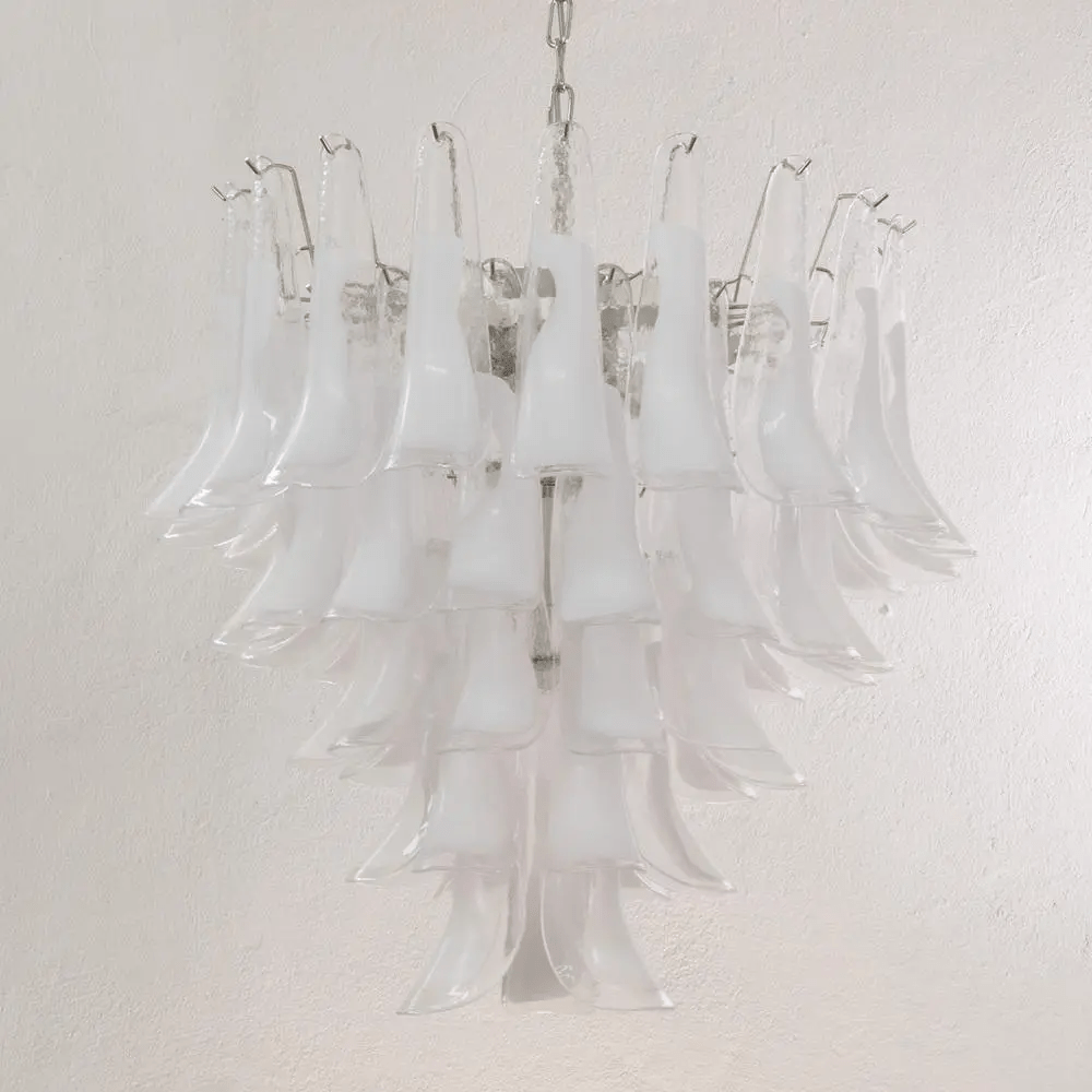 Aurora Lustre Murano Verre Étagé Italien - Neutralighting