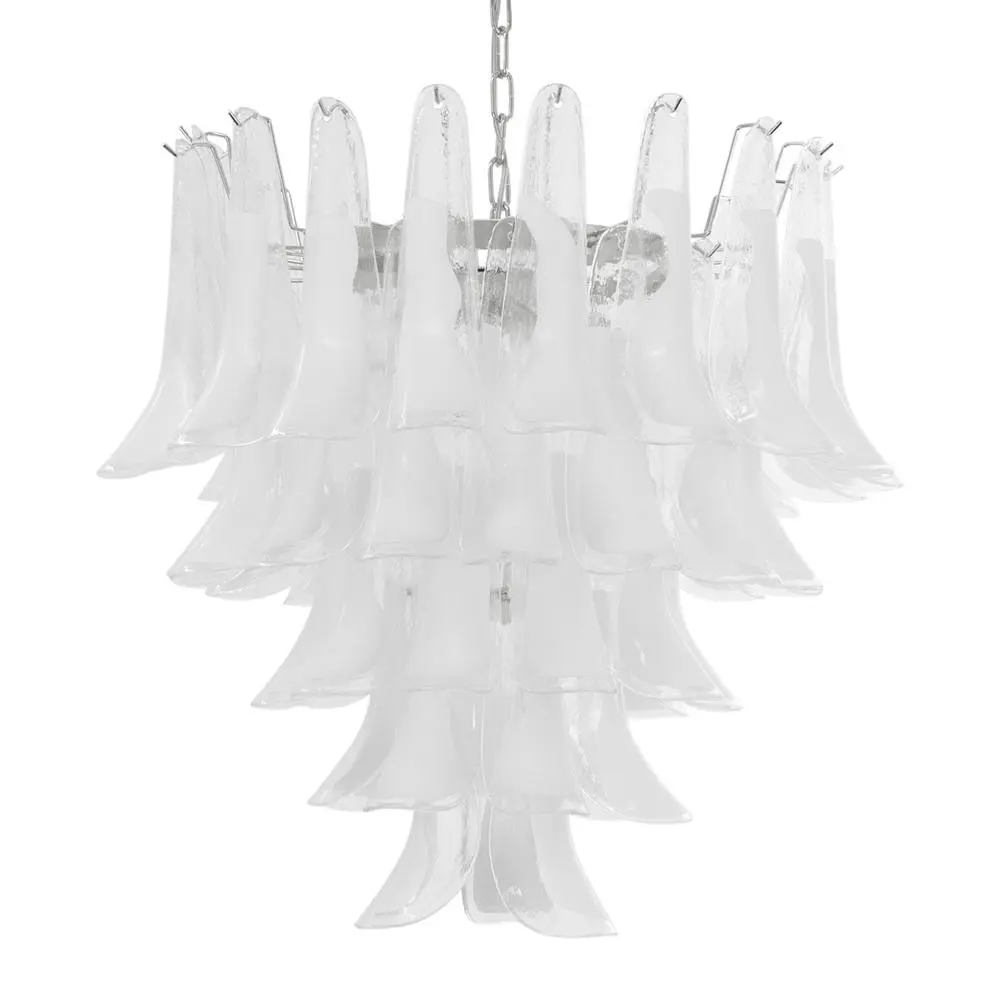 Aurora Lustre Murano Verre Étagé Italien - Neutralighting