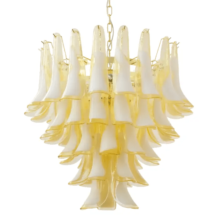 Aurora Lustre Murano Verre Étagé Italien - Neutralighting