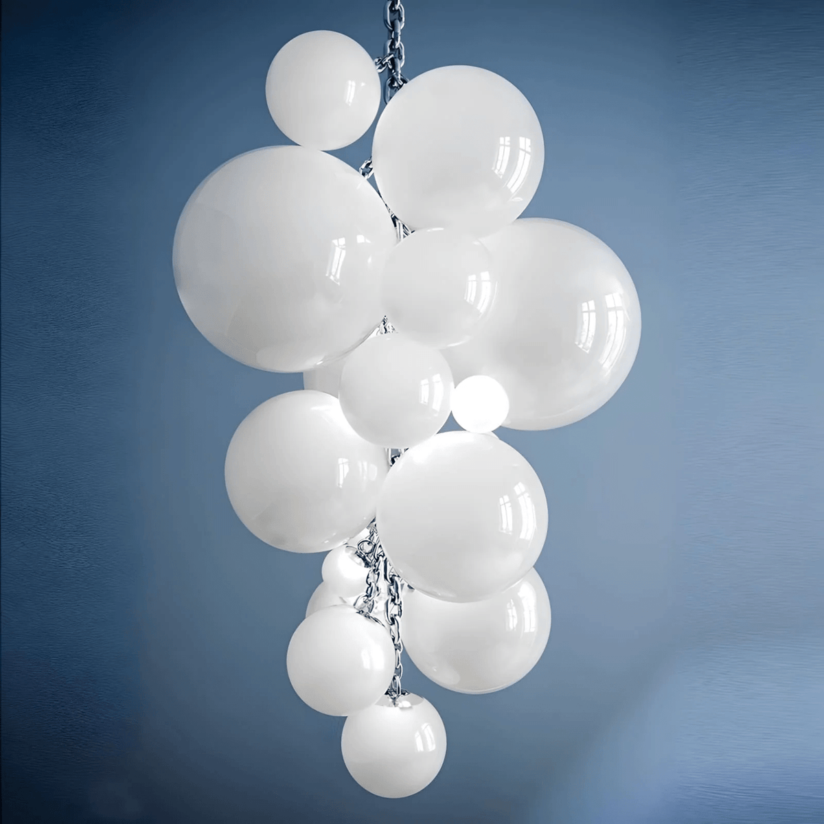 Aurora Chandelier En Verre De Murano Grappes De Raisins Art Déco - Neutralighting