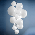 Aurora Chandelier En Verre De Murano Grappes De Raisins Art Déco - Neutralighting