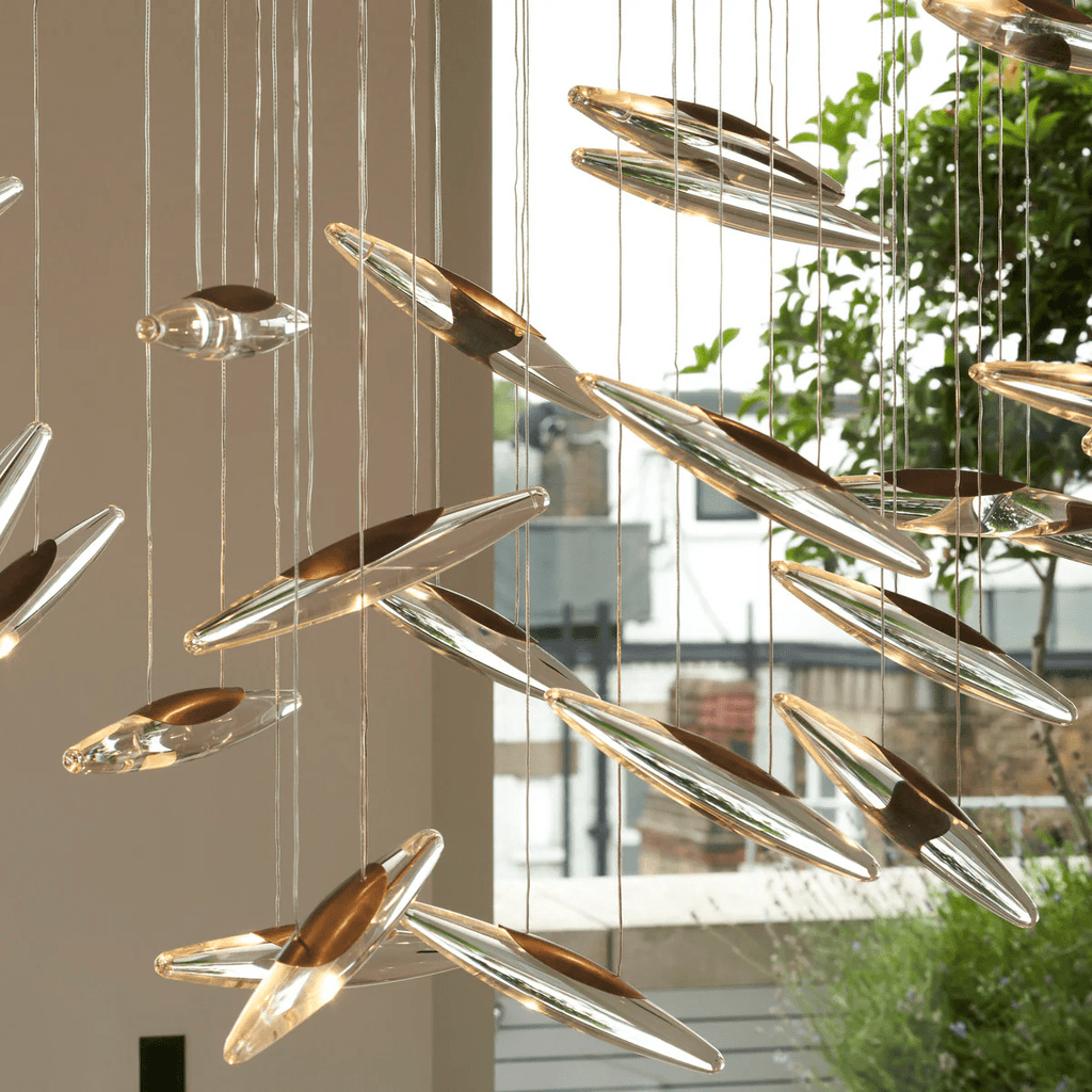 Armira Chandelier en Verre de Luxe - Neutralighting