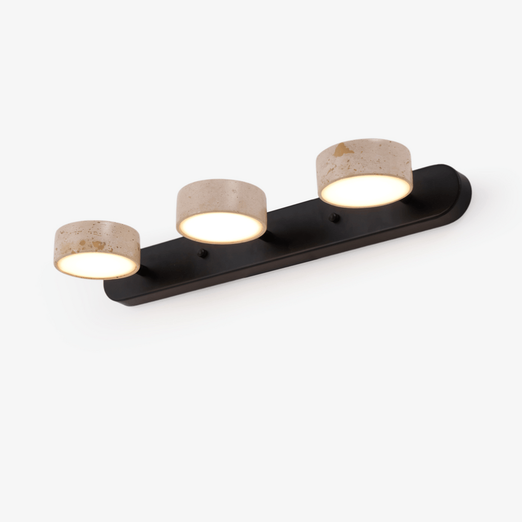 Orshaa Linéaire Travertin Vanité Lumière - Neutralighting