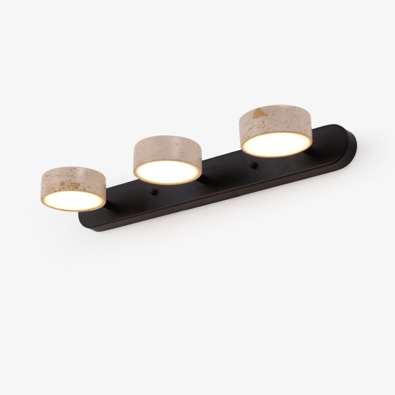 Orshaa Linéaire Travertin Vanité Lumière - Neutralighting