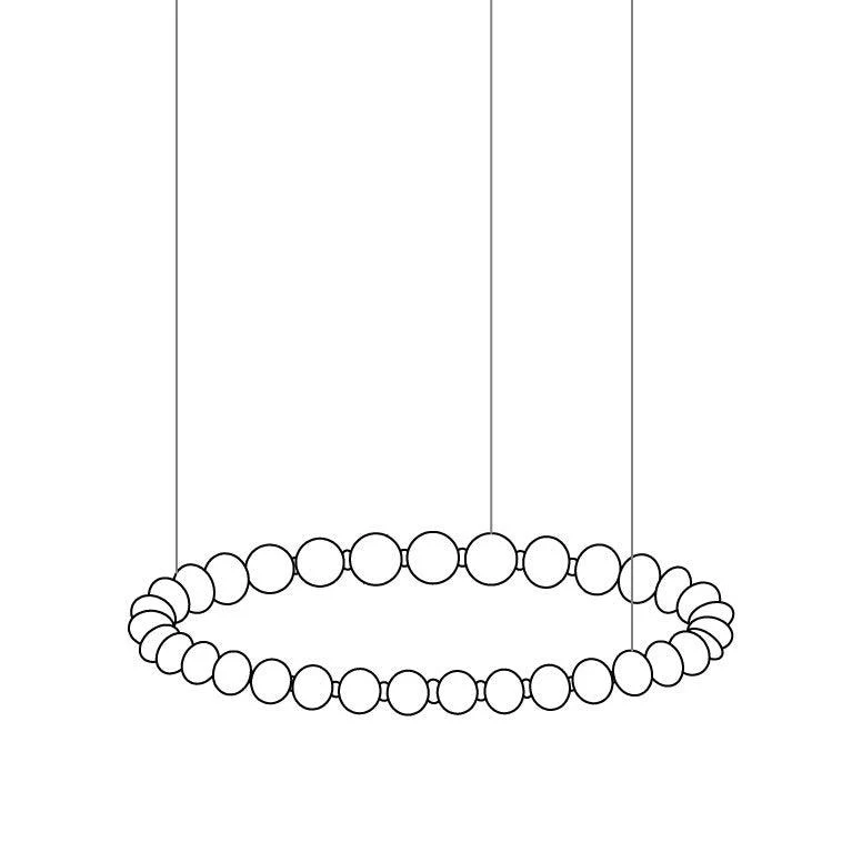 Zalvarin Chandelier Sputnik en Laiton - Neutralighting