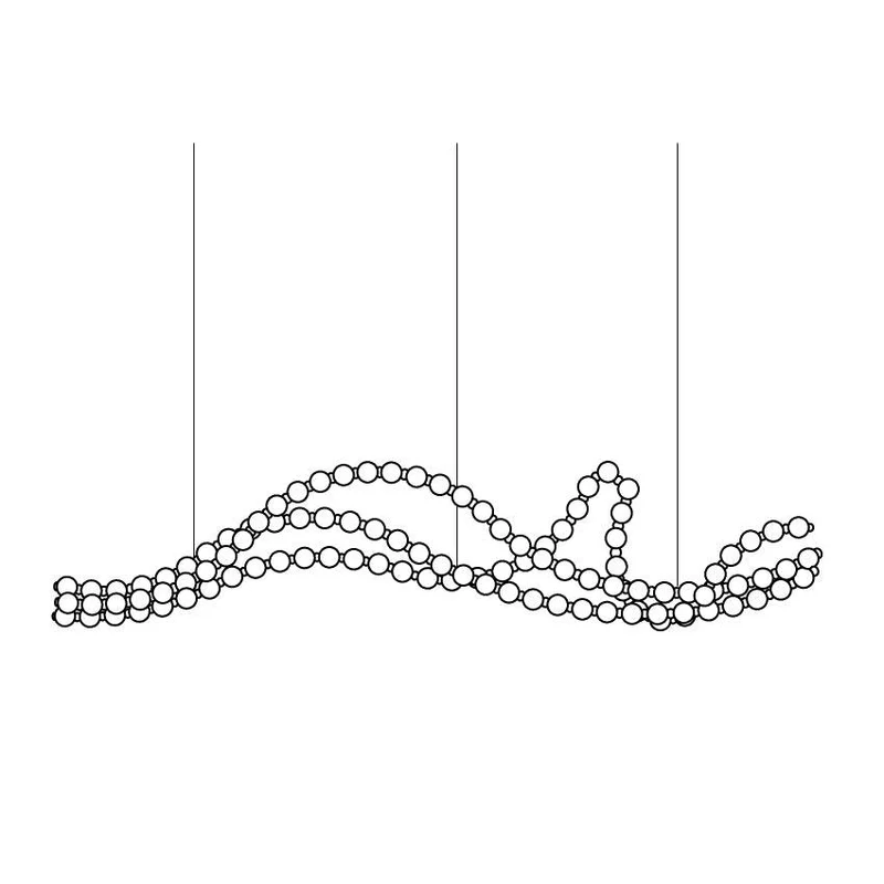 Zalvarin Chandelier Sputnik en Laiton - Neutralighting