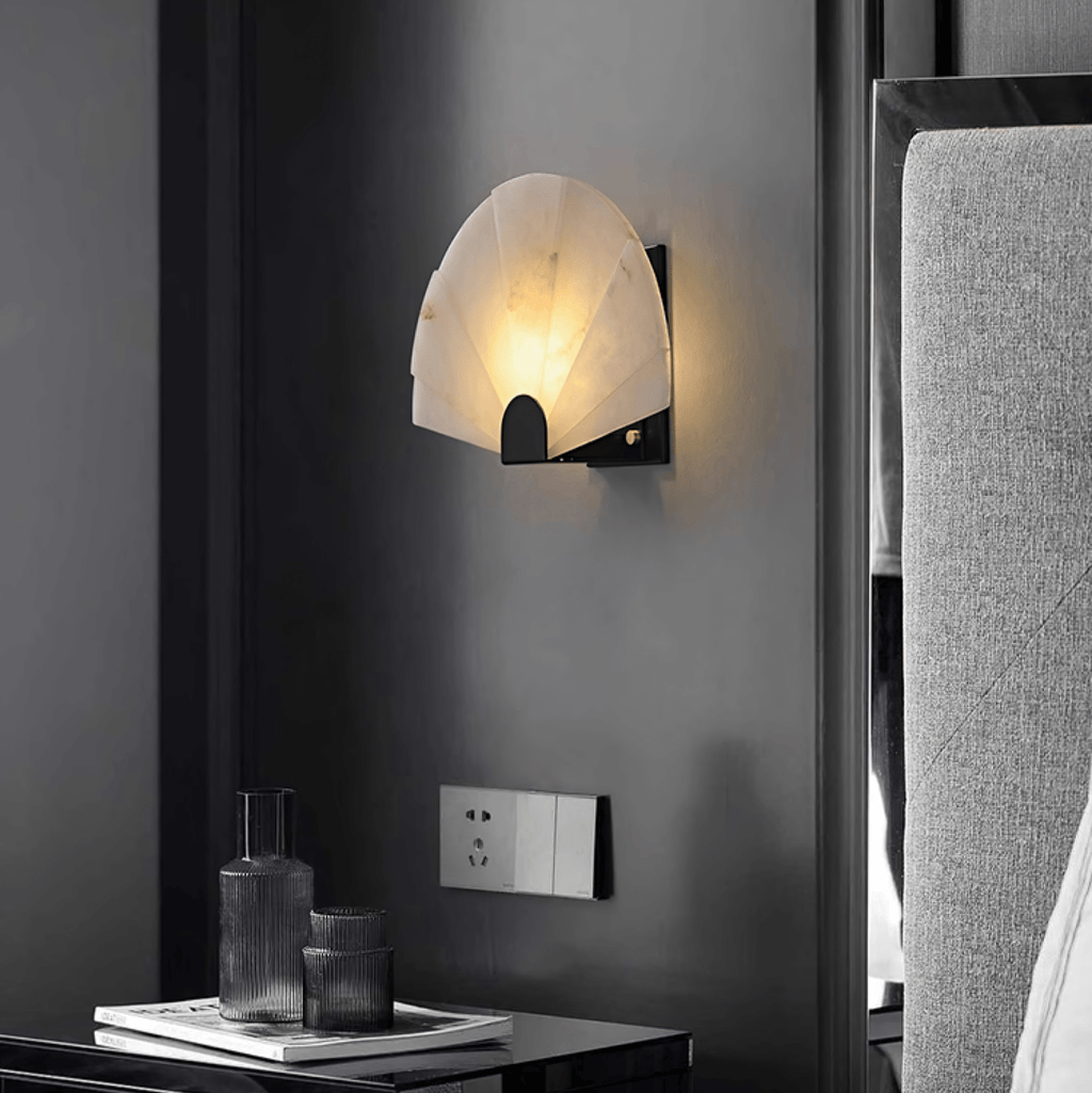 Aurelia Applique Murale Minimaliste en Albâtre - Neutralighting