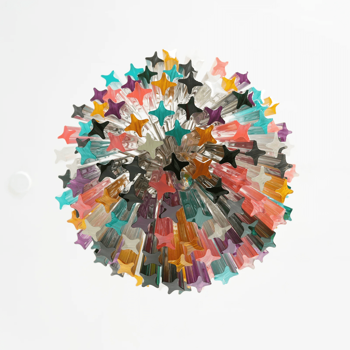 Aurora Lustre Murano Verre Coloré Prisme - Neutralighting