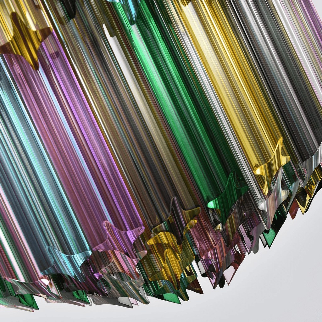 Aurora Lustre Murano Verre Coloré Prisme - Neutralighting