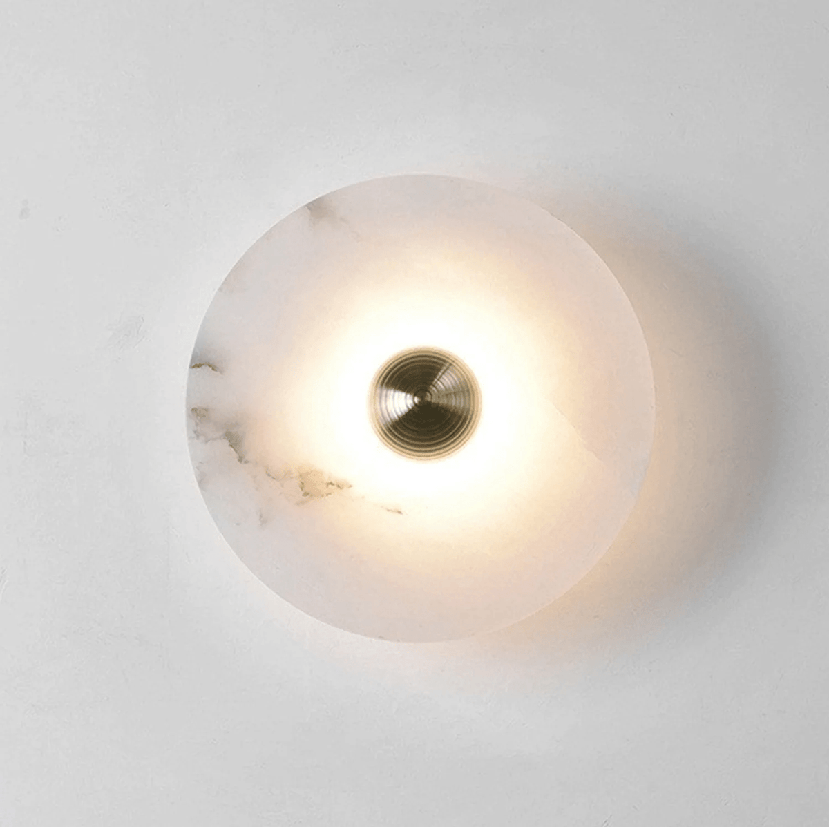 Selene Plafonnier Minimaliste en Albâtre - Neutralighting