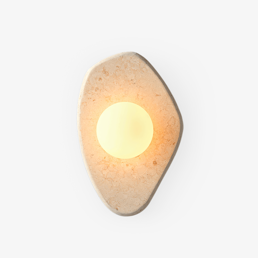 Pebble Applique Murale Rustique en Marbre - Neutralighting