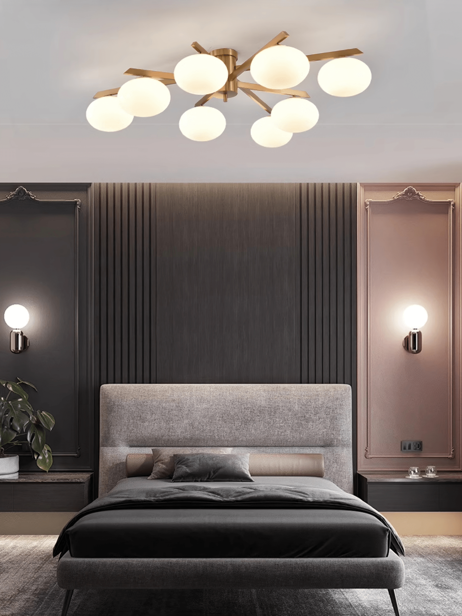 Nova Plafonnier Moderne en Verre - Neutralighting