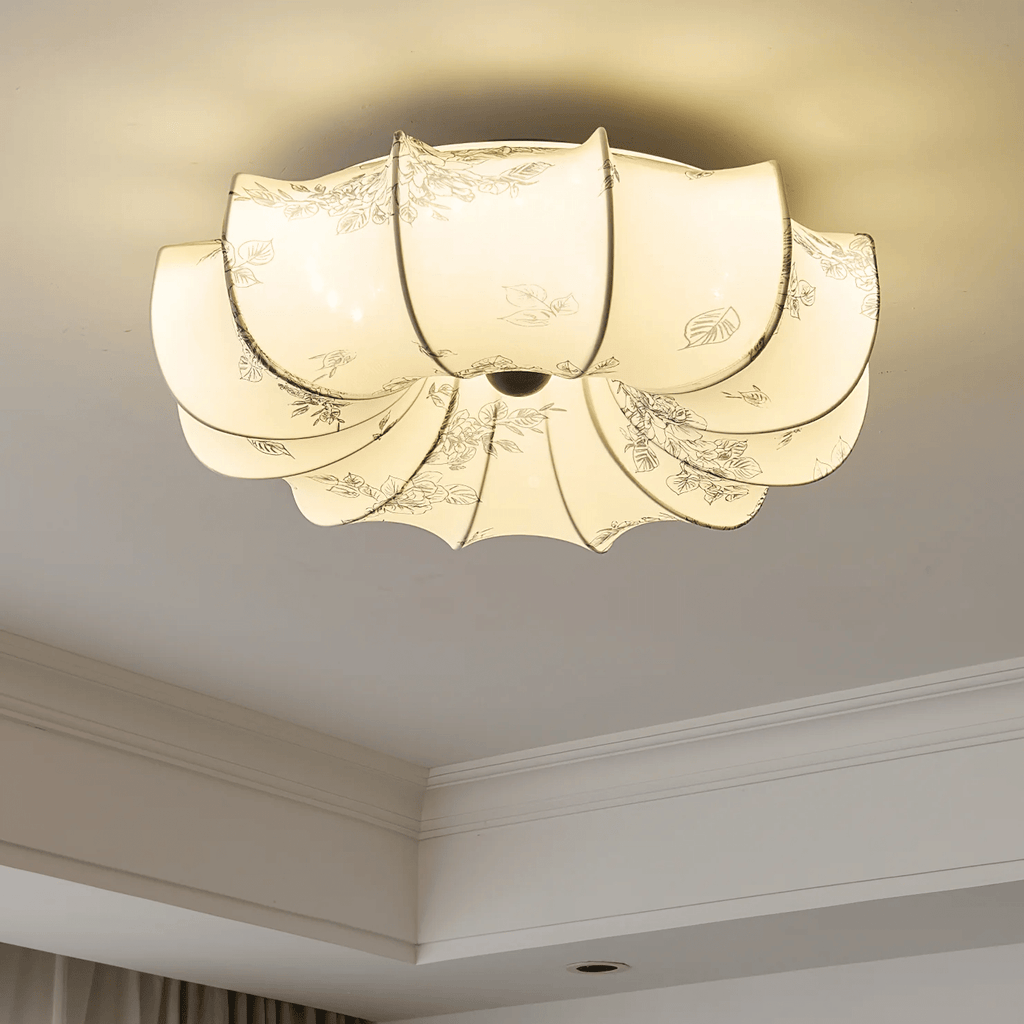 Vivaria Plafonnier en Tissu Art Nordique Premium - Neutralighting
