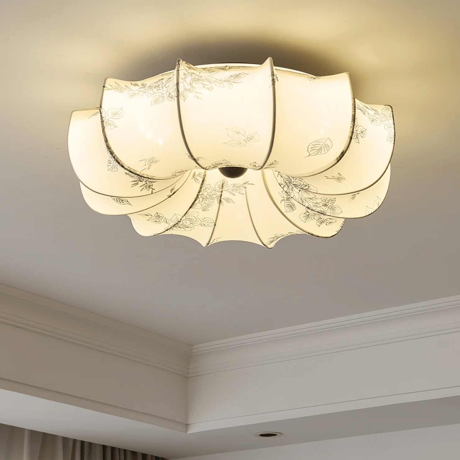 Vivaria Plafonnier en Tissu Art Nordique Premium - Neutralighting