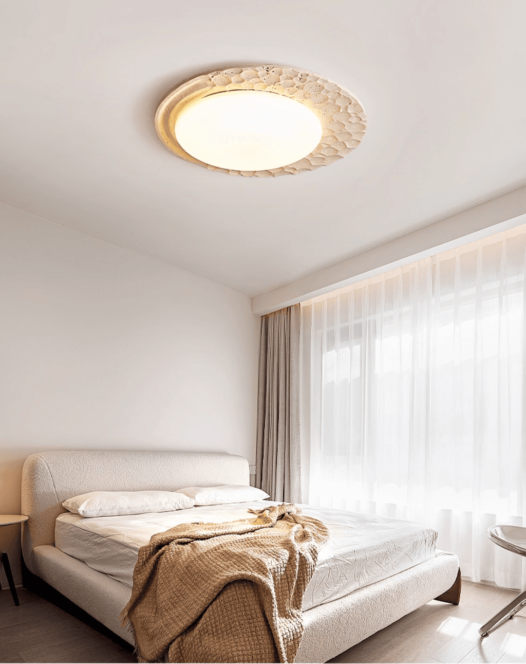 Ivsoris Lumière de Plafond Texturée en Travertin - Neutralighting