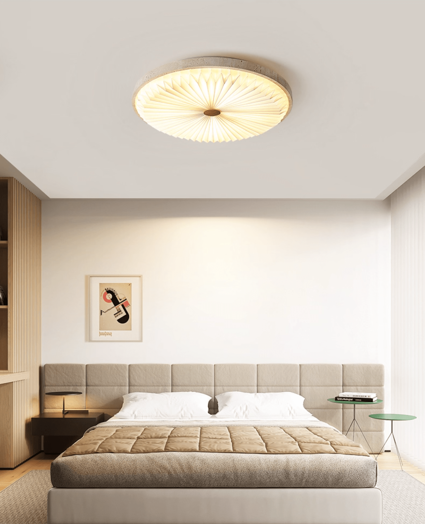 Ciloraris Lumière de Plafond Texturée en Travertin - Neutralighting