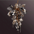 Aurora Chandelier Moderne en Verre et Cristal - Neutralighting