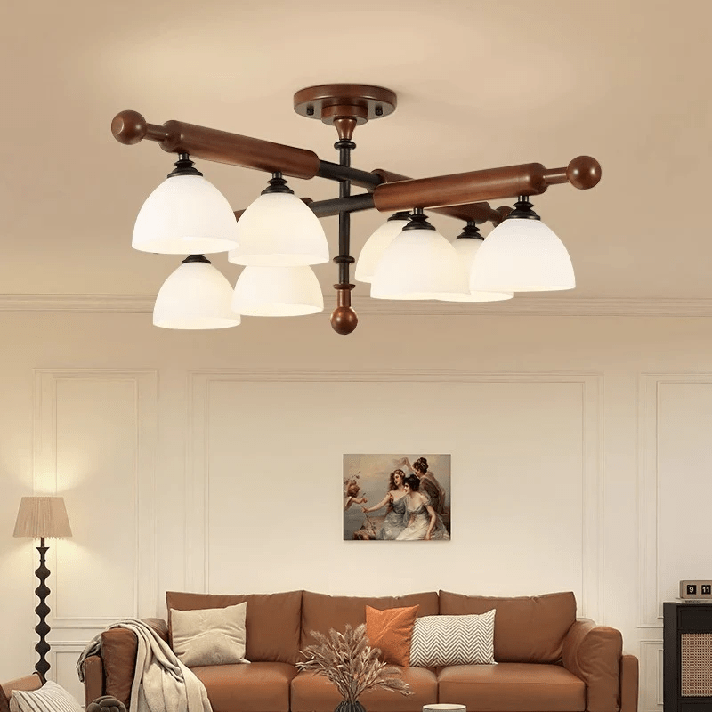 Rusticana Poutre Bois Plafonnier Lumière - Neutralighting