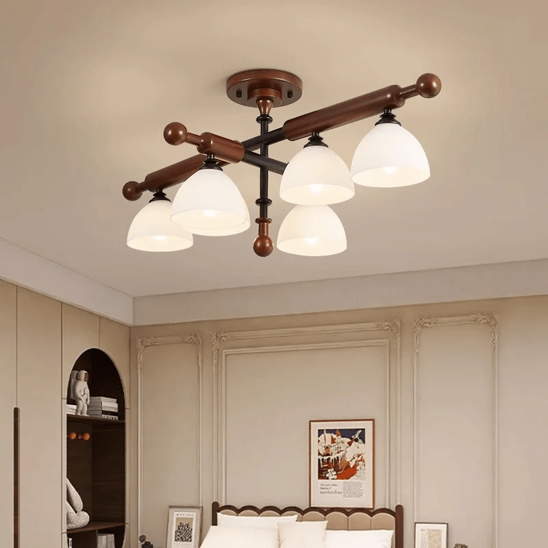 Rusticana Poutre Bois Plafonnier Lumière - Neutralighting