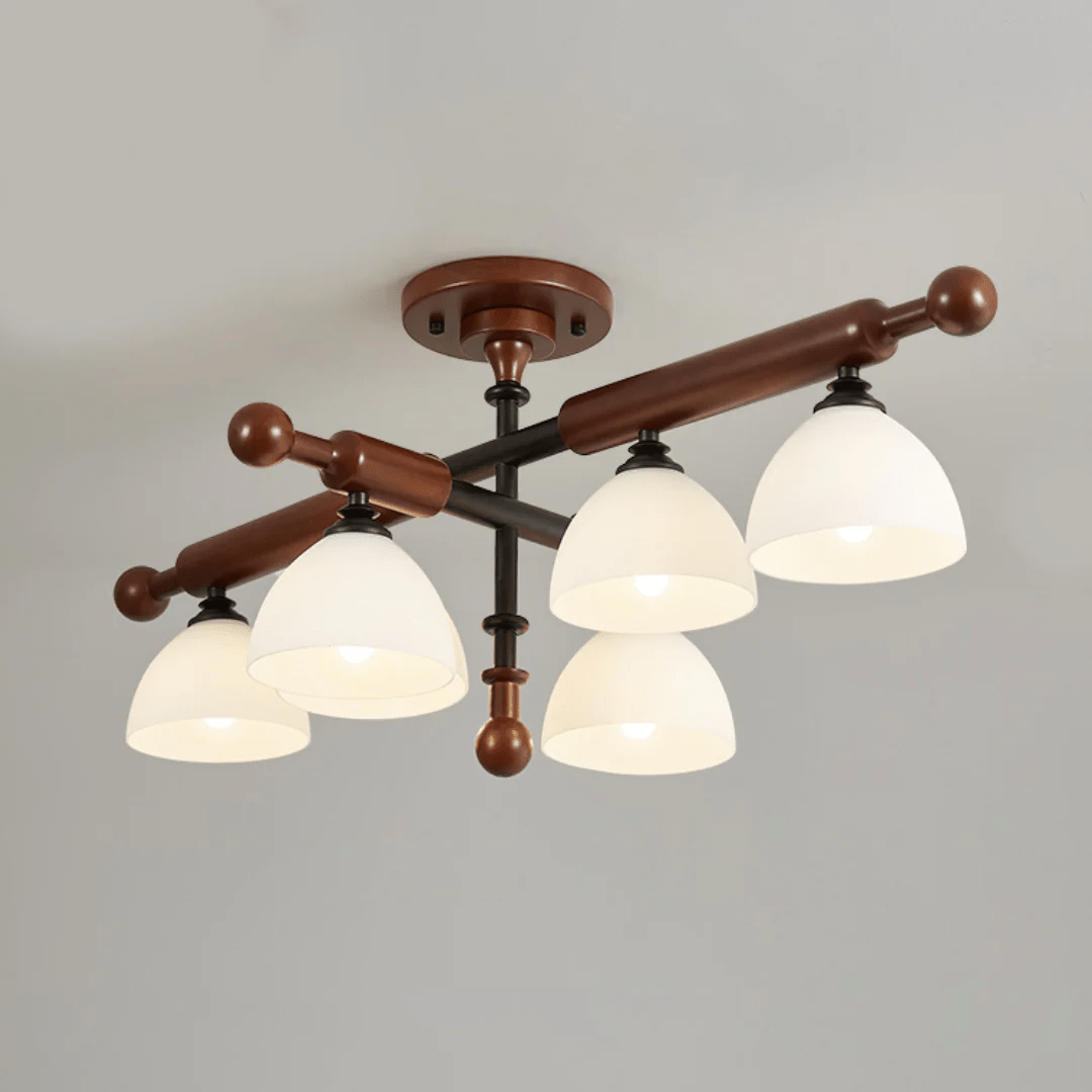 Rusticana Poutre Bois Plafonnier Lumière - Neutralighting