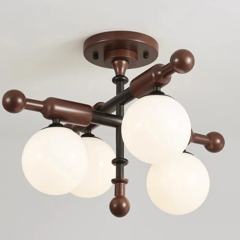 Rusticana Poutre Bois Plafonnier Lumière - Neutralighting