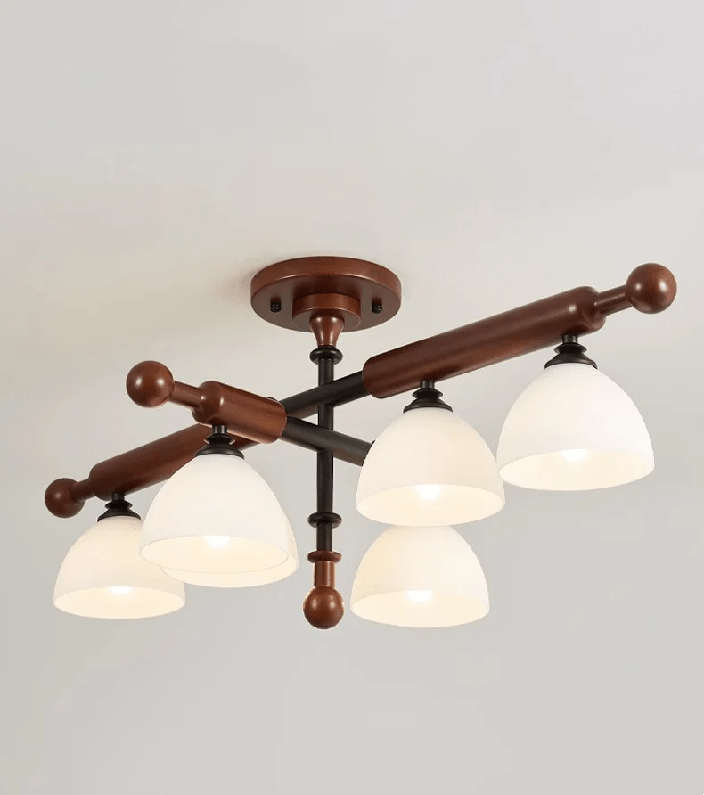 Rusticana Poutre Bois Plafonnier Lumière - Neutralighting