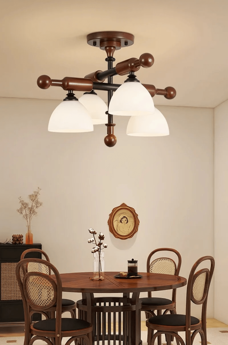 Rusticana Poutre Bois Plafonnier Lumière - Neutralighting