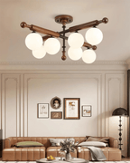 Rusticana Poutre Bois Plafonnier Lumière - Neutralighting