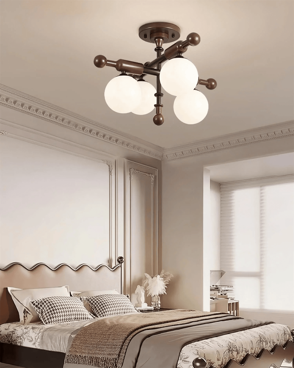 Rusticana Poutre Bois Plafonnier Lumière - Neutralighting