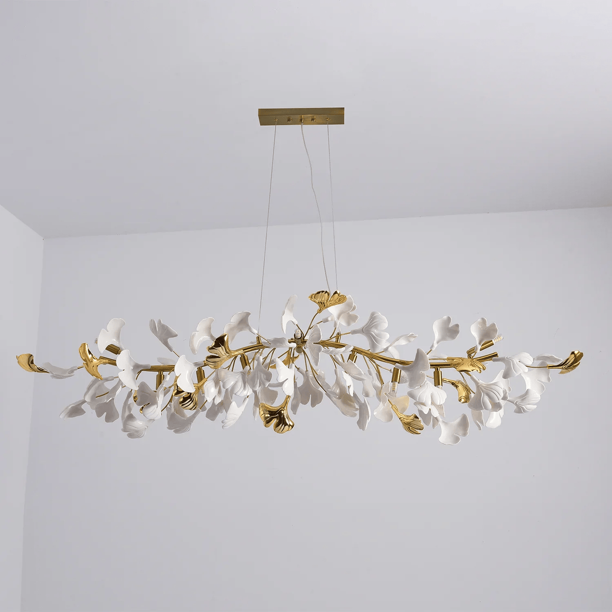 Olivia Lustre linéaire en céramique Gingko - Neutralighting